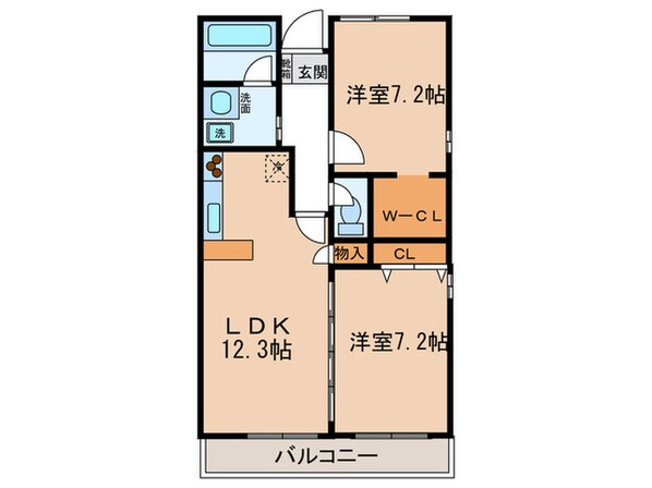 ア－クステ－ジの物件間取画像